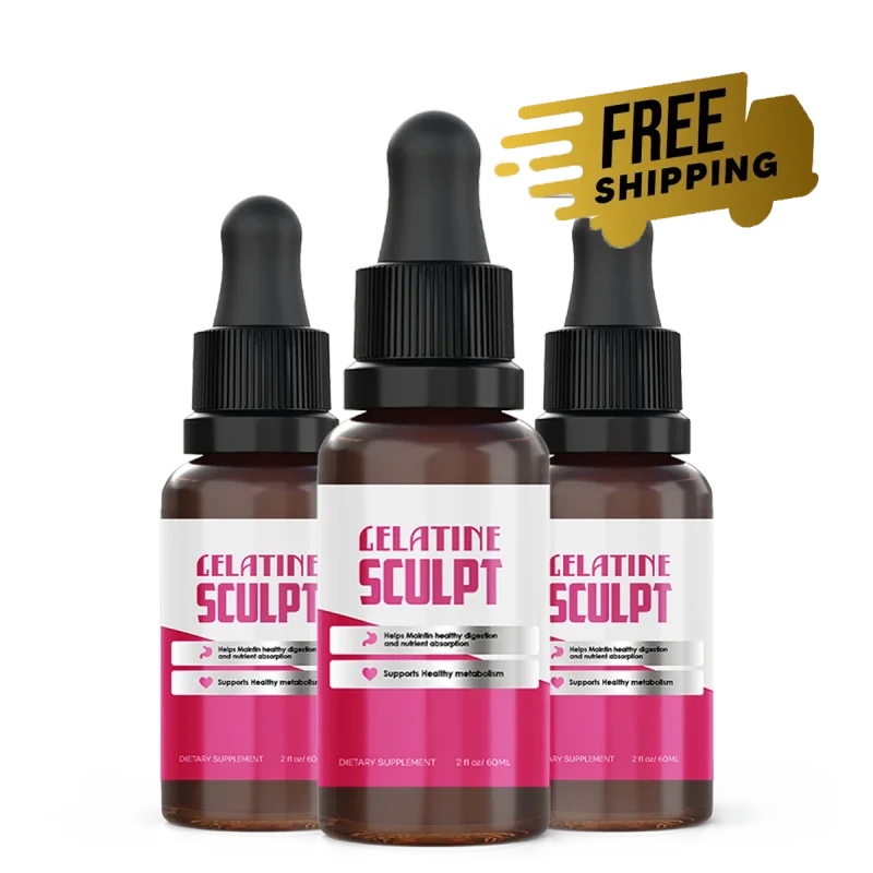 Gelatine Sculpt Weight Management Support — 3 Bottle / 90 Day Pack